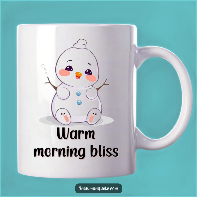 Funny Melting Snowman Mug - Happy Winter Sigh, Perfect Warm Weather Gift!