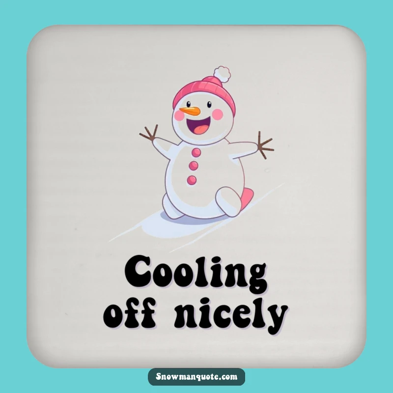 Funny Snowman Rolling Coaster - Cheerful Winter Fun Funny Gift