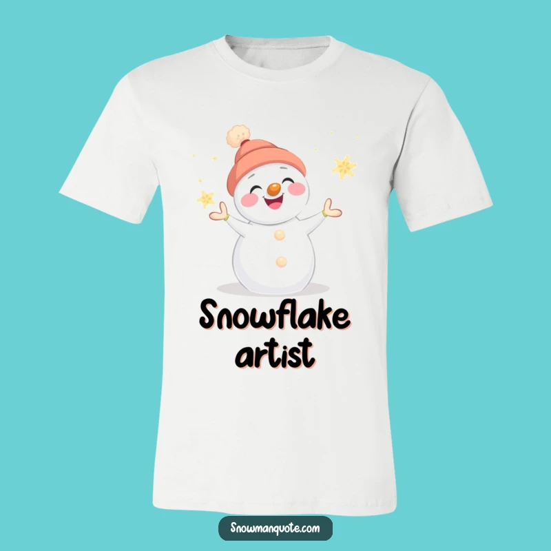 Funny Snowman Juggling T-Shirt - Whimsical Holiday Funny Gift